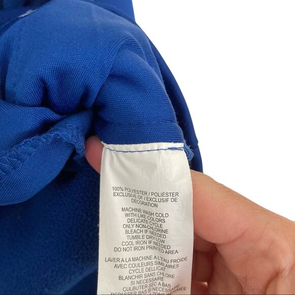 Callaway Blue Quarter Zip Sweater Sz M - Picture 7 of 8